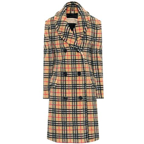 damen mantel burberry karo|Burberry coats for women.